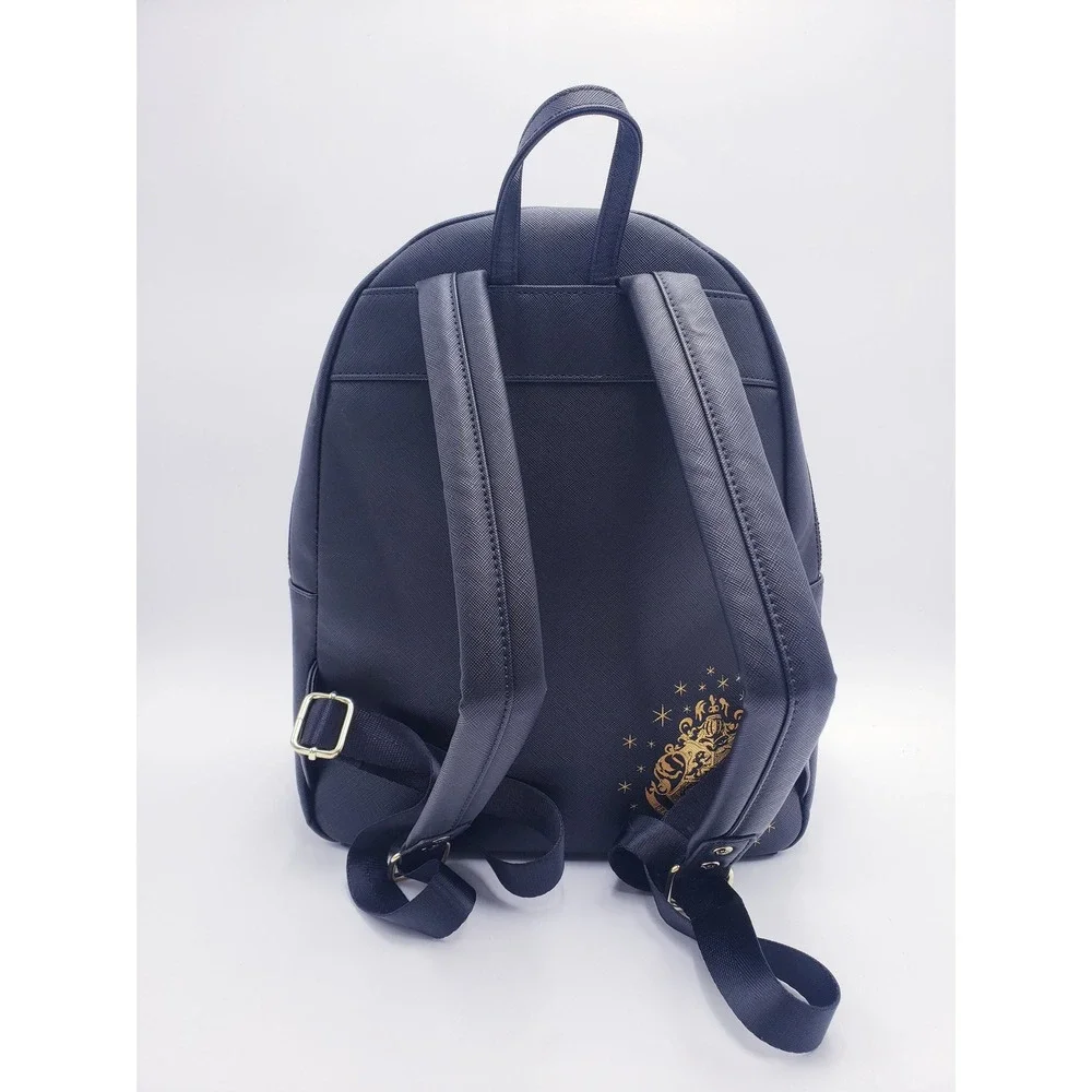 Loungefly Harry Potter Trilogy Series 2 Triple Pocket Mini Backpack Black Blue